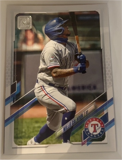 2021 Topps #115 Willie Calhoun — front