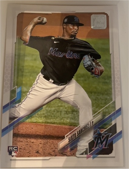 2021 Topps #25 Sixto Sanchez — front