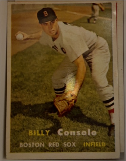 1957 Topps #399 Billy Consolo — front