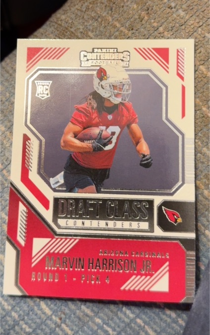 2024 Panini Contenders Football #4 Marvin Harrison Jr. — front