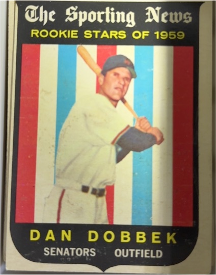 1959 Topps #124 Dan Dobbek — front