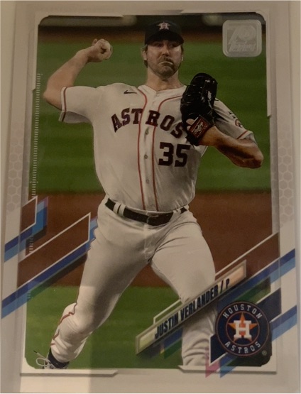 2021 Topps #112 Justin Verlander — front
