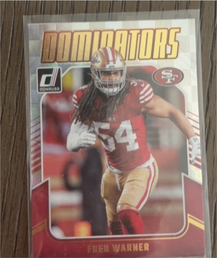2024 Donruss Dominators #31 Fred Warner — front