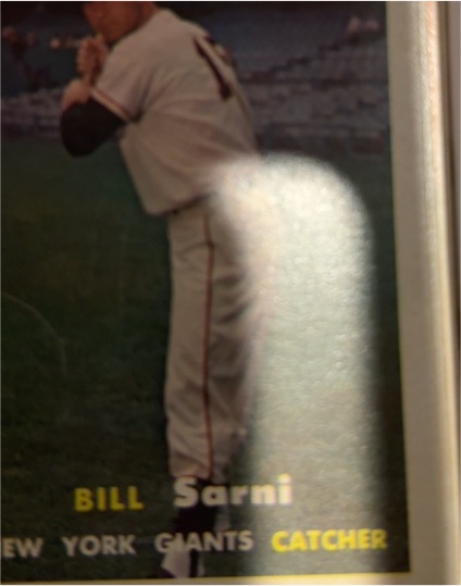 1957 Topps #86 Bill Sarni — front