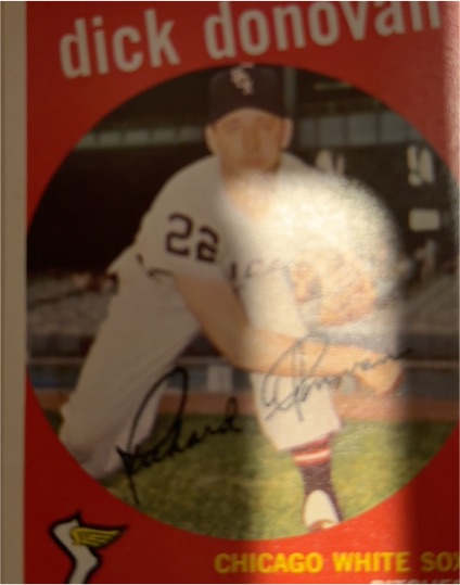 1959 Topps #5 Dick Donovan — front