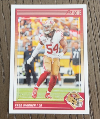 2024 Panini Score #249 Fred Warner — front