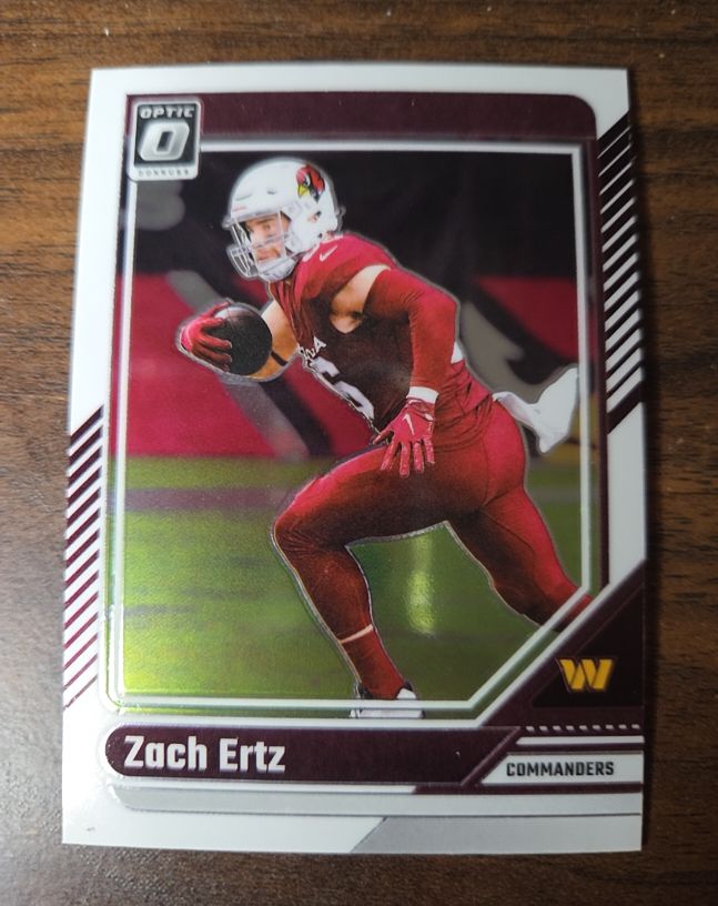 2024 Panini Donruss Optic #197 Zach Ertz Washington Commanders — front