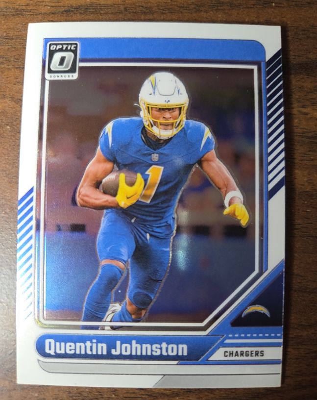 2024 Panini Donruss Optic #108 Quentin Johnston — front