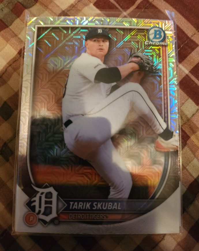 2025 Bowman Chrome #20 Tarik Skubal — front
