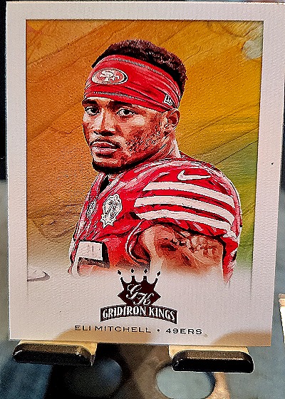 2021 Panini Chronicles Gridiron Kings #GK-17 Eli Mitchell — front