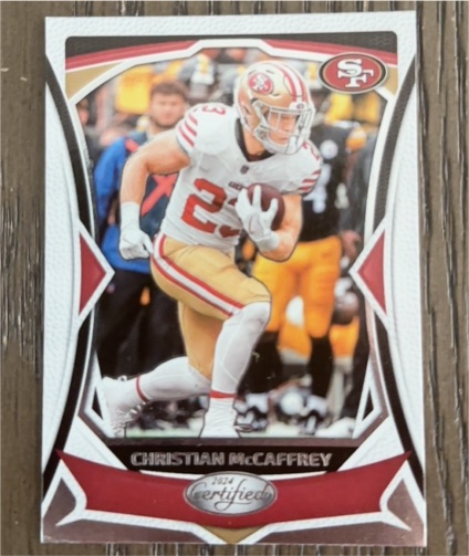 2024 Panini Certified Football #22 Christian McCaffrey — front