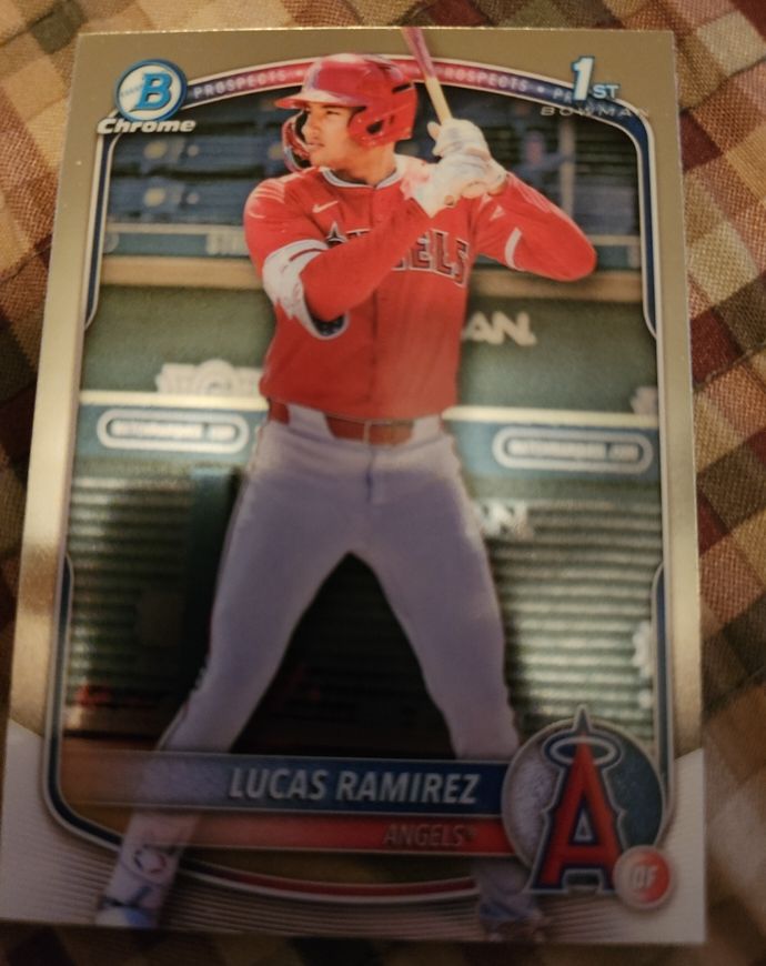 2025 Bowman Chrome Prospects #BCP-135 Lucas Ramirez — front