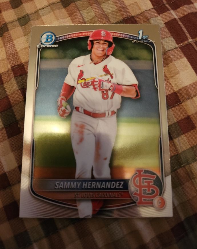 2025 Bowman Chrome #BCP-66 Sammy Hernandez — front