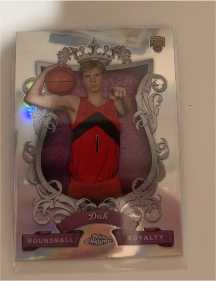 2023-24 Topps Chrome Roundball Royalty #RR-17 Gradey Dick — front