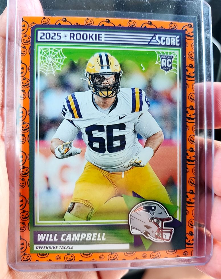 2025 Panini Score-A-Treat #25 Will Campbell — front