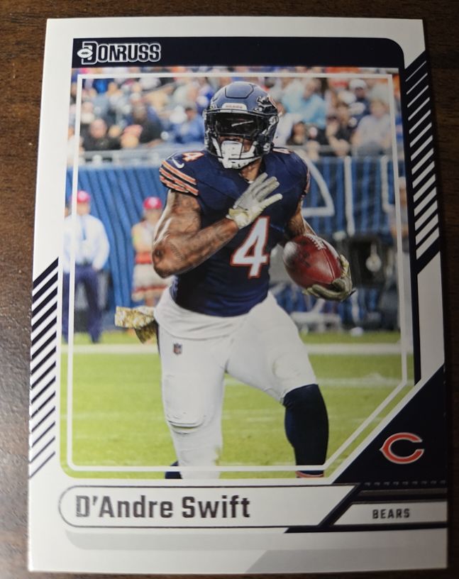 2024 Donruss #184 D'Andre Swift Chicago Bears — front