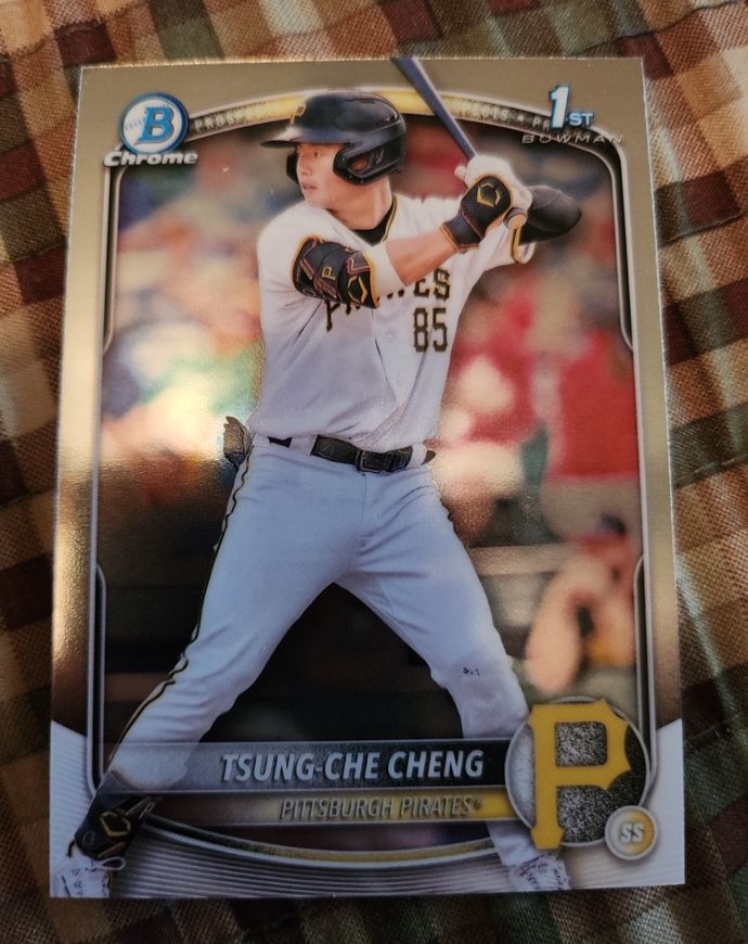 2025 Bowman Chrome Prospects #BCP-95 Tsung-Che Cheng — front
