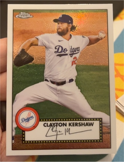 2021 Topps 1952 Topps Redux #T52-40 Clayton Kershaw — front