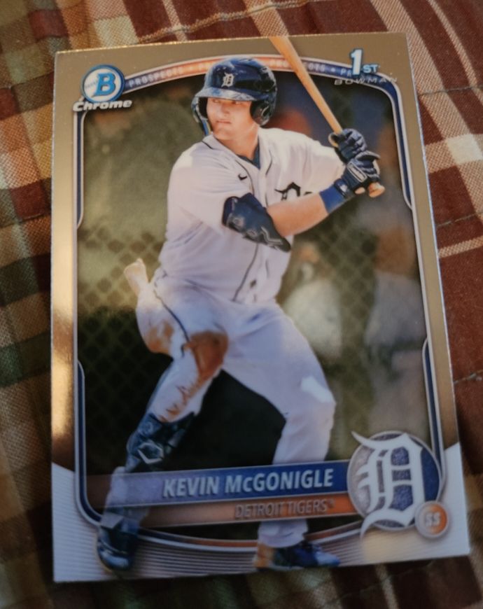 2025 Bowman Chrome #BCP-79 Kevin McGonigle — front