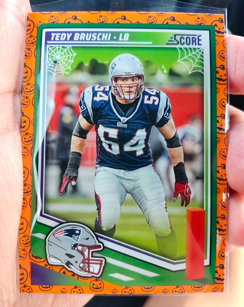 2025 Panini Score-A-Treat #151 Tedy Bruschi — front