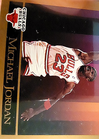 1990 Michael Jordan Chicago Bulls Basketball Card — front