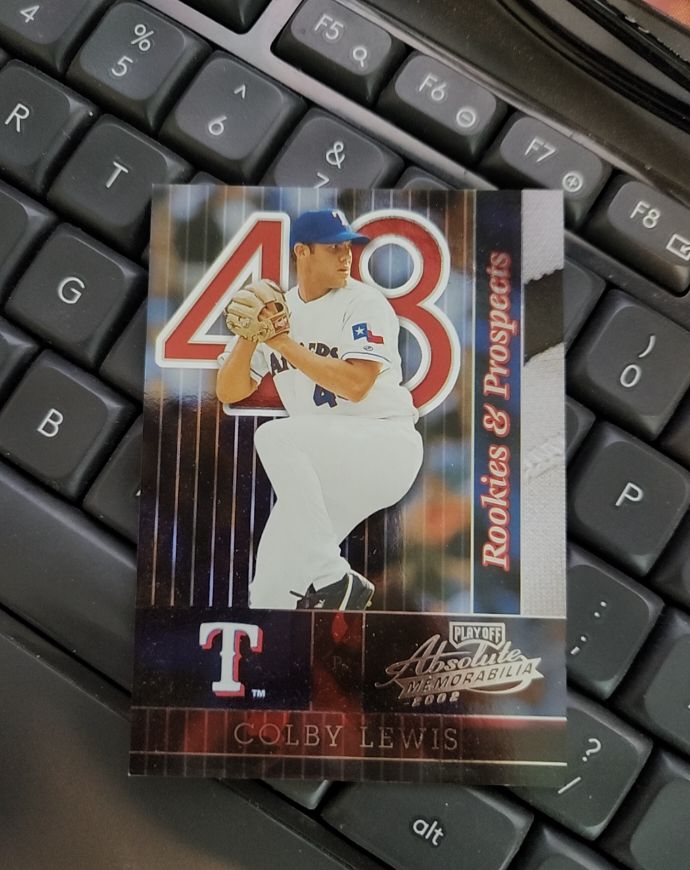 2002 Playoff Absolute Memorabilia #48 Colby Lewis — front