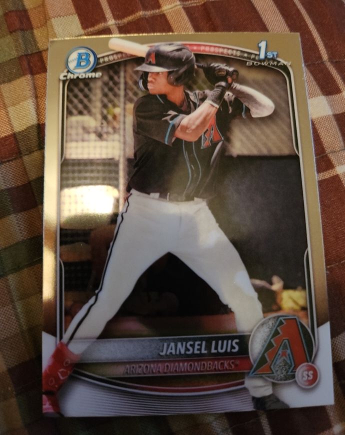 2025 Bowman Chrome Prospects #BCP-84 Jansel Luis — front