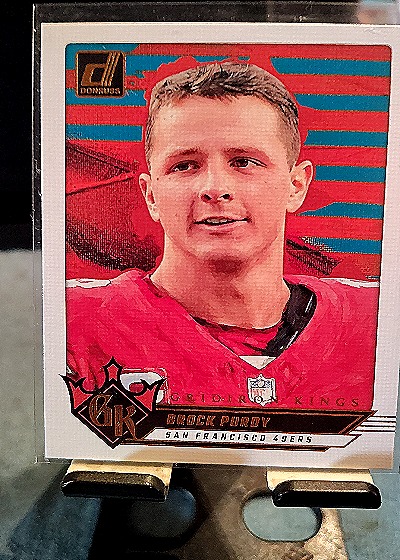 2024 Donruss Gridiron Kings #5 Brock Purdy — front