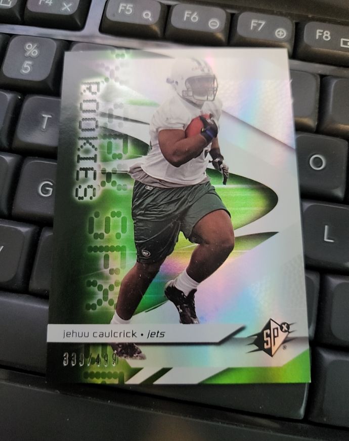 2008 Upper Deck SPx #83 Jehuu Caulcrick — front