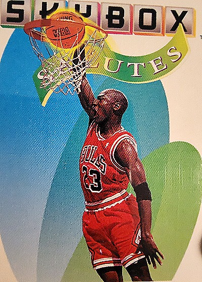 1992 Skybox Salutes #572 Michael Jordan — front