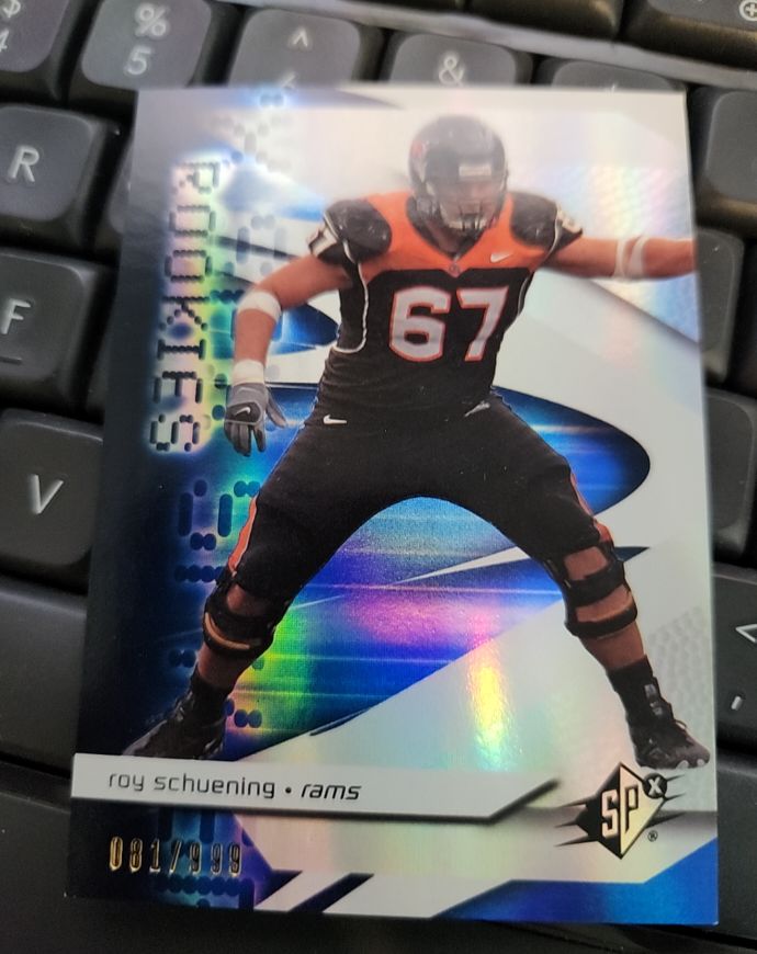 2008 Upper Deck SPx #139 Roy Schuening — front