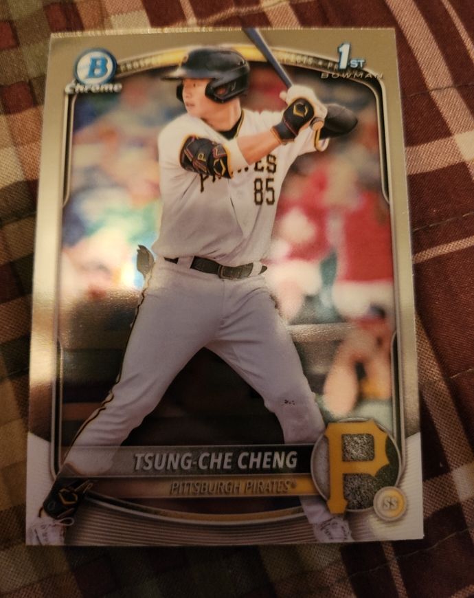 2025 Bowman Chrome #BCP-95 Tsung-Che Cheng — front