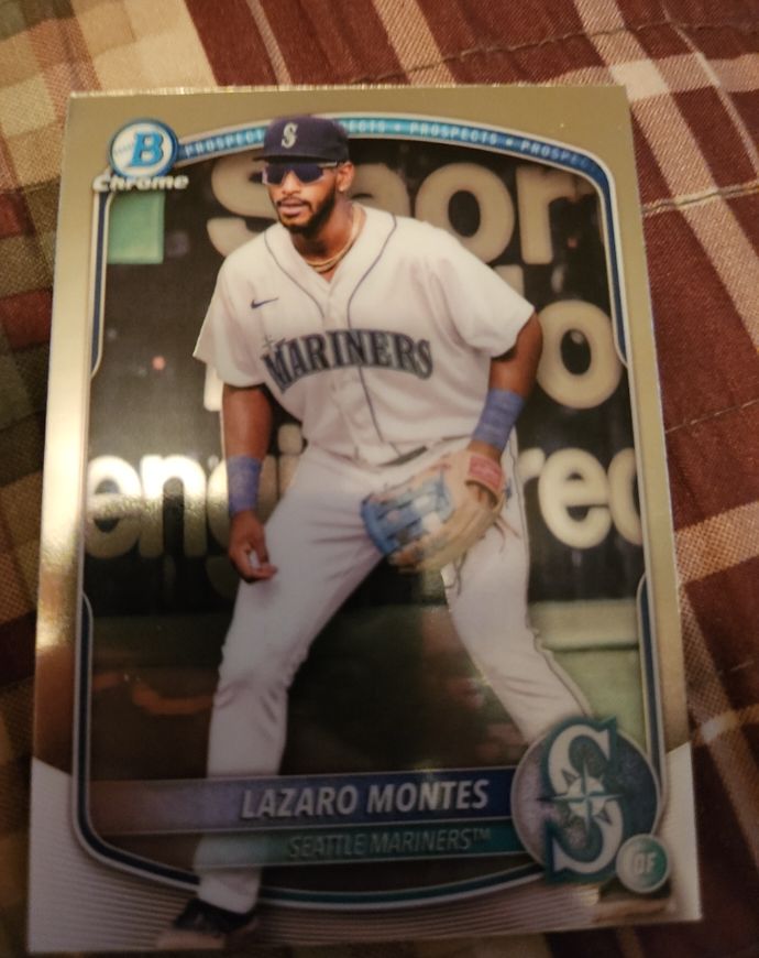 2025 Bowman Chrome #BCP-23 Lazaro Montes — front