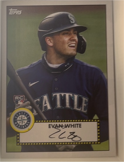 2021 Topps 1952 Topps Redux #T52-17 Evan White — front