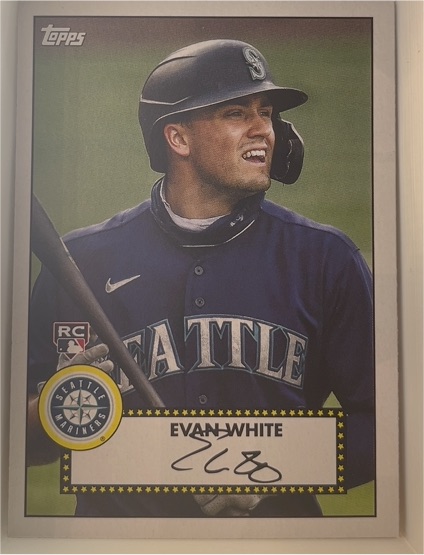 2021 Topps 1952 Topps Redux #T52-17 Evan White — front