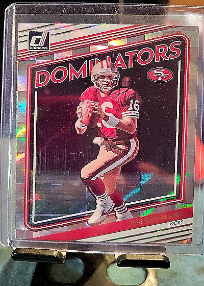 2022 Donruss Dominators #D36 Joe Montana — front