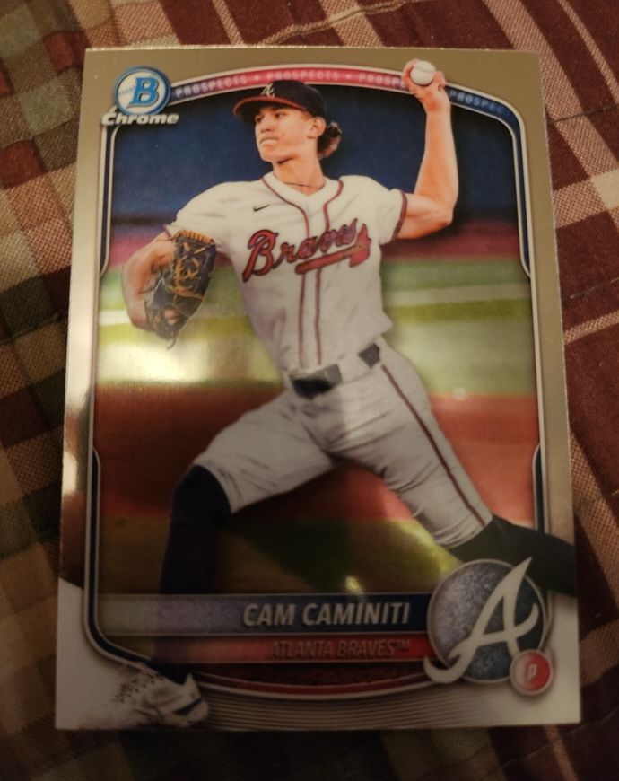 2025 Bowman Chrome Prospects #BCP-46 Cam Caminiti — front