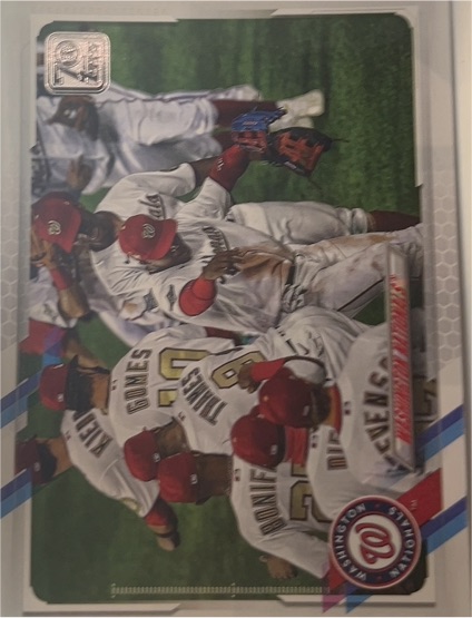 2021 Topps #58 Washington Nationals — front