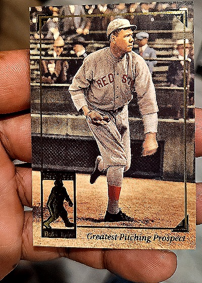 1995 Megacards Babe Ruth #11 Greatest Pitching Prospect — front
