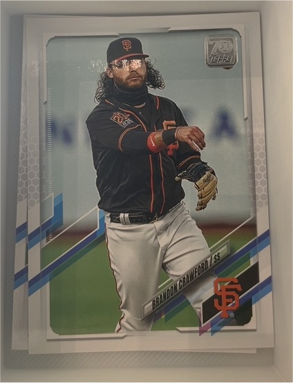 2021 Topps #315 Brandon Crawford — front