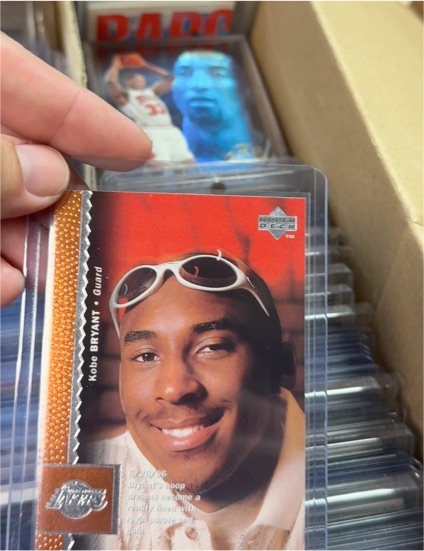 1996-97 Upper Deck #58 Kobe Bryant Rookie Card — front