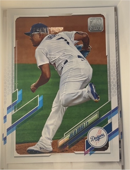 2021 Topps #5 Julio Urias — front