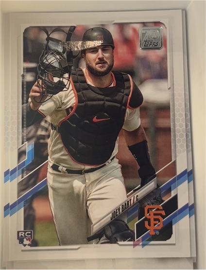 2021 Topps Series 1 #12 Joey Bart — front