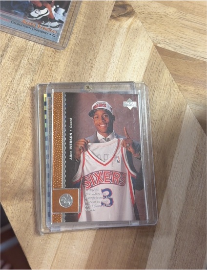 1996-97 Upper Deck #91 Allen Iverson Rookie RC — front