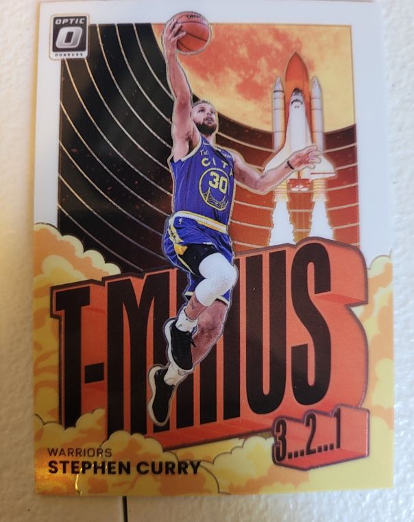 2021-22 Donruss Optic #12 Stephen Curry T-Minus — front