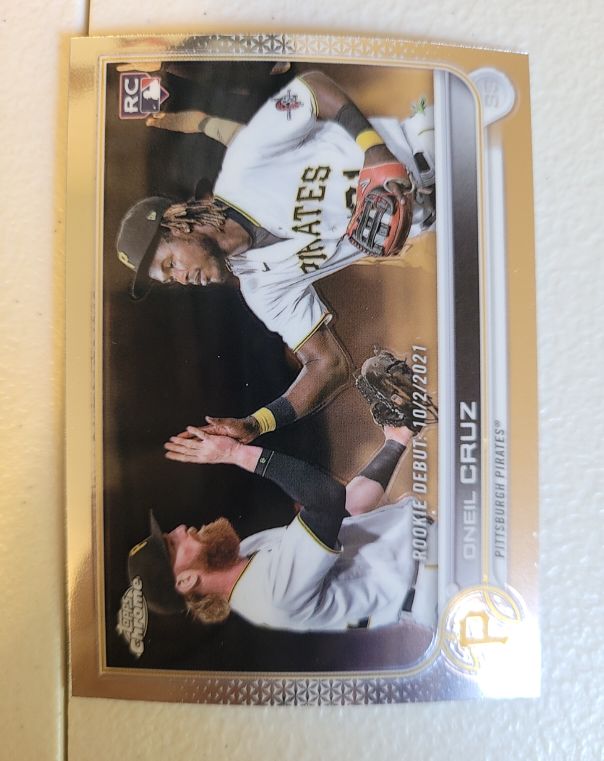 2022 Topps Update #US113 Oneil Cruz — front