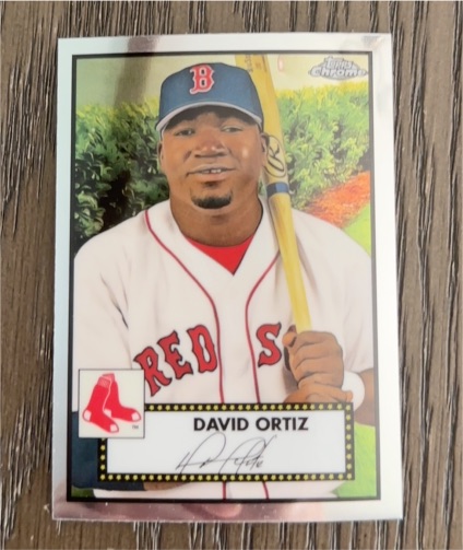 2021 Topps Chrome Platinum Anniversary #687 David Ortiz — front