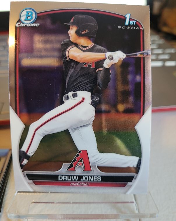 2023 Bowman Chrome #BCP-25 Druw Jones — front