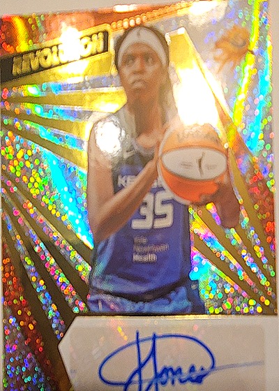 2022 Panini Revolution WNBA #23 Jonquel Jones Autograph — front