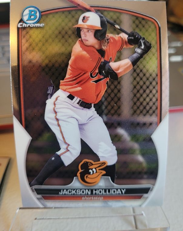 2023 Bowman Chrome #BCP-20 Jackson Holliday — front